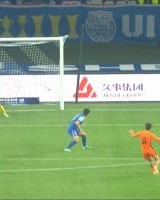 天外飞仙！叶楚贵不停球凌空世界波破门，申花0-1落后玉昆！